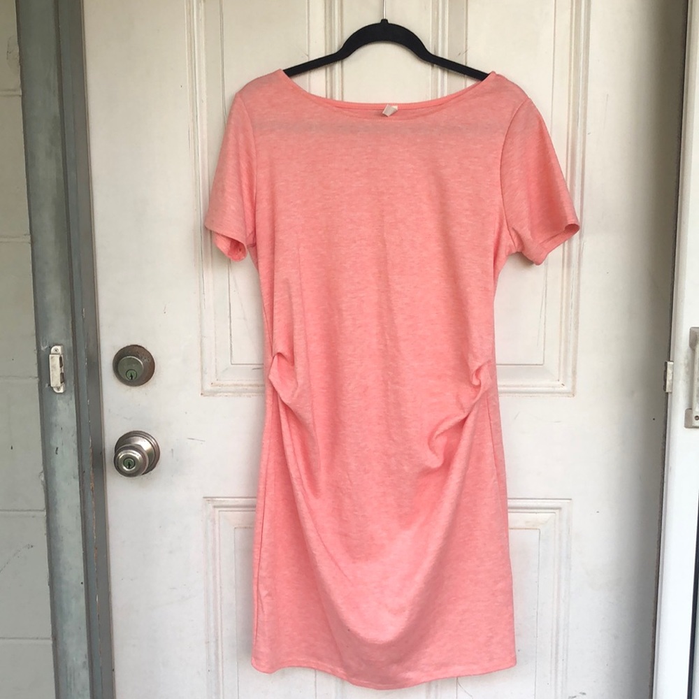 Coral Pink Maternity dress